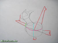 Zeichenkurs Latias - Schritt 5