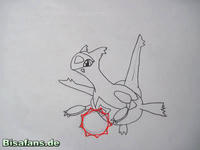 Zeichenkurs Latias - Schritt 11