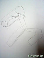 Zeichenkurs Lohgock - Schritt 1