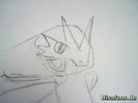 Zeichenkurs Lohgock - Schritt 2