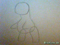 Zeichenkurs Lorblatt - Schritt 1