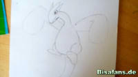 Zeichenkurs Lugia - Schritt 4