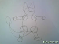 Zeichenkurs Magmar - Schritt 1