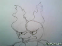 Zeichenkurs Magmar - Schritt 2