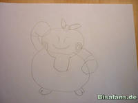 Zeichenkurs Makuhita - Schritt 4