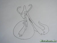 Zeichenkurs Milotic - Schritt 4