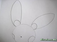 Zeichenkurs Minun - Schritt 3