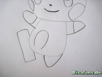 Zeichenkurs Minun - Schritt 5