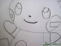 Zeichenkurs Minun - Schritt 6