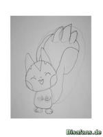 Zeichenkurs Pachirisu - Schritt 8