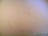 Zeichenkurs Pelipper - Schritt 3