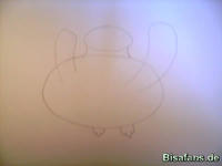 Zeichenkurs Pelipper - Schritt 4