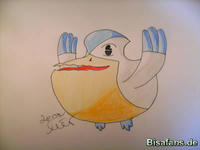 Zeichenkurs Pelipper - Schritt 11