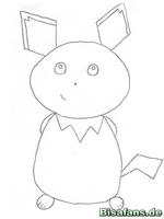 Zeichenkurs Pichu - Schritt 3