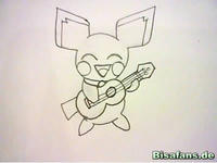 Zeichenkurs Ukulelen-Pichu - Schritt 7