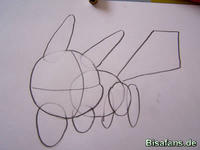 Zeichenkurs Pikachu - Schritt 5