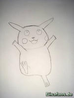 Zeichenkurs Pikachu - Schritt 3