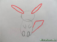 Zeichenkurs Pikachu - Schritt 3