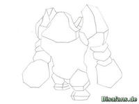 Zeichenkurs Regirock - Schritt 6