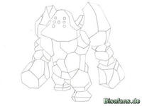Zeichenkurs Regirock - Schritt 8
