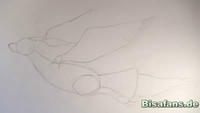 Zeichenkurs Reshiram - Schritt 2