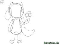 Zeichenkurs Riolu - Schritt 2