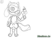 Zeichenkurs Riolu - Schritt 3