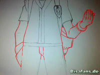 Zeichenkurs Trainer Rot - Schritt 12