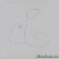 Zeichenkurs Serpiroyal - Schritt 1