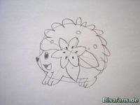 Zeichenkurs Shaymin (Landform) - Schritt 6