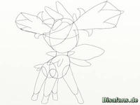 Zeichenkurs Shaymin (Zenitform) - Schritt 3