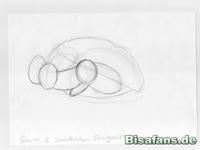 Zeichenkurs Shaymin (schlafend) - Schritt 3