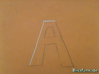 Zeichenkurs 3D-Schrift (mit Schatten) - Schritt 3