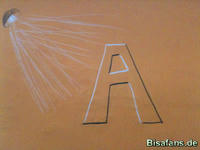 Zeichenkurs 3D-Schrift (mit Schatten) - Schritt 6