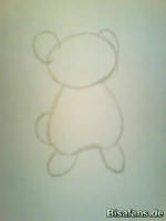 Zeichenkurs Teddiursa - Schritt 2