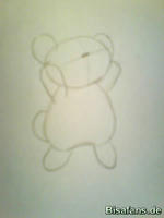 Zeichenkurs Teddiursa - Schritt 3
