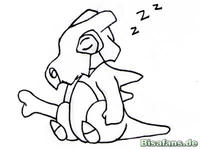 Zeichenkurs Tragosso (schlafend) - Schritt 5