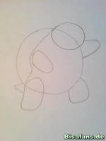 Zeichenkurs Turtok (von vorne) - Schritt 2