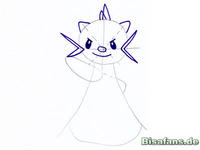 Zeichenkurs Zwottronin - Schritt 4