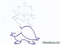 Zeichenkurs Zwottronin - Schritt 6