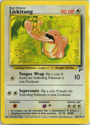 Base Set 2 48/130 Lickitung