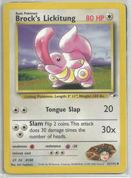 Gym Heroes 41/132 Brock's Lickitung