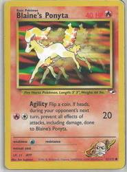 Gym Heroes 63/132 Blaine's Ponyta