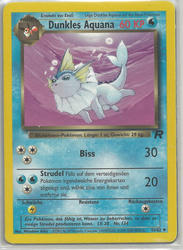 Team Rocket 45/82 Dunkles Aquana