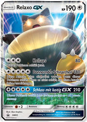 SM Black Star Promos SM05 Relaxo GX