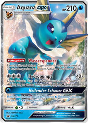 SM Black Star Promos SM172 Aquana GX