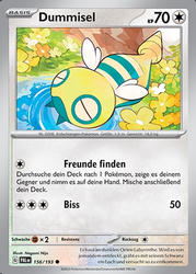 Entwicklungen in Paldea 156/193 Dummisel