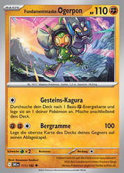 Ewige Rivalen 111/182 Fundamentmaske-Ogerpon