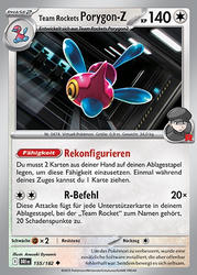 Ewige Rivalen 155/182 Team Rockets Porygon-Z
