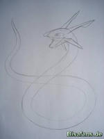 Zeichenkurs Rayquaza - Schritt 3